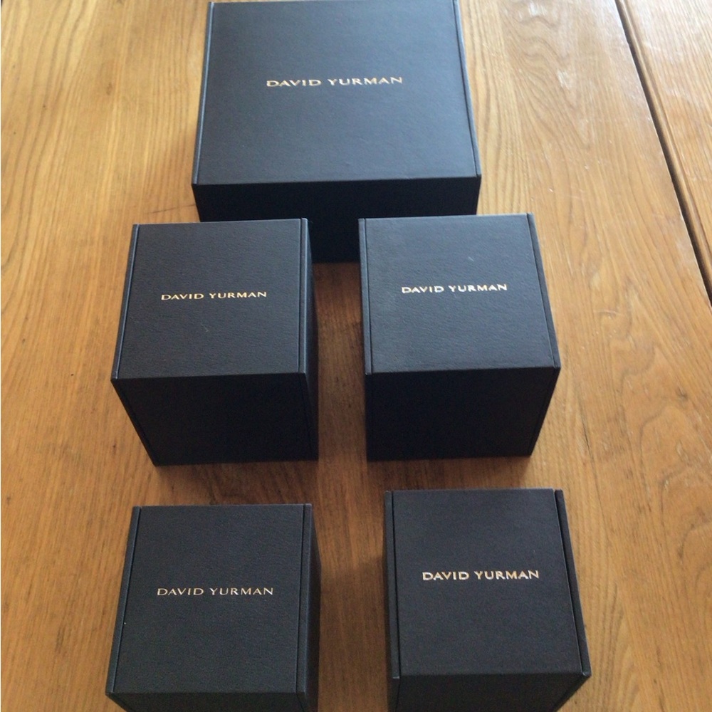David Yurman original jewelry boxes